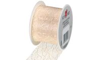 SUSY CARD Geschenkband auf Spule "Lace", creme (11316882)