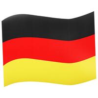 Artikelbild Car magnet "Flag" large, German-Style