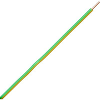 KOPP 154725002 FIL DE CÂBLAGE H07V-U 1 X 1.50 MM² VERT, JAUNE 25 M