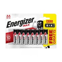 ENERGIZER BLISTER 8 + 4 PILAS MAX TIPO LR6 (AA)