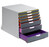 DURABLE Varicolor® 7, cassettiera con cassetti colorati, 280x292x356 mm, multicolore