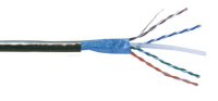 MCL 100m Cat6 F/UTP câble de réseau Noir