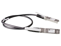 HPE X240 10G SFP+ to SFP+ 0.65m Direct Attach Copper Cable cavo InfiniBand e in fibra ottica 0,65 m SFP+ Nero