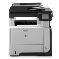 HP LaserJet Pro MFP M521dw, Black and white, Printer voor Business, Printen, kopiëren, scannen, faxen, Dubbelzijdig printen; Invoer voor 50 vel; Printen via USB-poort aan voorzijde