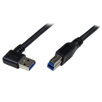 StarTech.com Cavo USB 3.0 SuperSpeed da 3 m nero - Angolare destro A a B - M/M