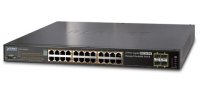 Planet SGSW-24040HP switch Gestionado L2+ Gigabit Ethernet (10/100/1000) Negro 1U Energía sobre Ethernet (PoE)