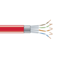Black Box Cat6, 30m networking cable Red S/FTP (S-STP)