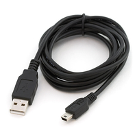 Origin Storage CAB-USB2-5PIN-5M-B USB-kabel USB 2.0 USB A Mini-USB B Zwart