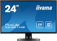 iiyama ProLite X2481HS-B1 LED display 59,9 cm (23.6") 1920 x 1080 Pixels Full HD Zwart
