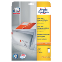 Avery 4782 etiqueta de impresora Blanco Etiqueta para impresora autoadhesiva