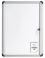 Bi-Silque Enclore Budget Tableau blanc 710 x 664 mm Acier Magnétique