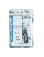 Smartkeeper MUL04PKGY clip sicura Bloccaporte + chiave Micro USB Type-B Grigio Plastica 1 pz