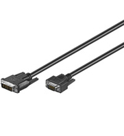 Goobay 94260 Videokabel-Adapter 2 m DVI-I VGA (D-Sub) Schwarz
