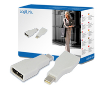 LogiLink Mini DisplayPort / DisplayPort Adapter Mini DisplayPort M Display Port FM Grigio