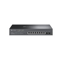 TP-Link Omada TL-SG2210MP Gestito L2/L2+ Gigabit Ethernet (10/100/1000) Supporto Power over Ethernet (PoE) 1U Nero