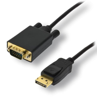 MCL MC294-1.5M câble vidéo et adaptateur 1,5 m Mini DisplayPort VGA (D-Sub) Noir