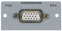 Kindermann 7444000401 Wandplatte/Schalterabdeckung Silber