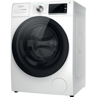 Whirlpool W6 XW845WB EE mosógép Elöltöltős 8 kg 1400 RPM Fekete, Fehér