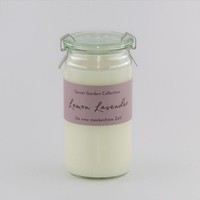 Schulthess Kerzenhandwerk 19.0095.2514 Wachskerze Zylinder Lavendel, Zitrone Violett, Weiß
