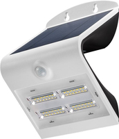 Goobay LED Solar Wall Light with Motion Sensor, 3.2 W, White