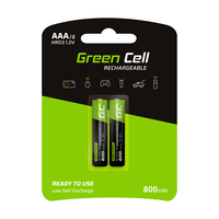 Green Cell GR08 bateria do użytku domowego Bateria do ponownego naładowania AAA Niklowo-metalowo-wodorkowa (NiMH)
