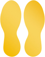 Durable 104704 self adhesive sign Yellow