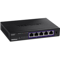 Trendnet TEG-S350 łącza sieciowe Nie zarządzany Gigabit Ethernet (10/100/1000) Czarny