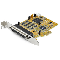 StarTech.com Tarjeta Adaptadora PCI Express Serie de 8 Puertos RS232 - Tarjeta Serial PCIe - DB9 UART 16C1050 - Tarjeta de Expansión Controladora Adaptador Serie Multipuertos - ...