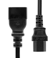 ProXtend C13 to C20 Power Extension Cord Black 1m
