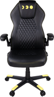 Konix 78441121548 gamer szék PC gamer szék Párnázott ülés Fekete, Sárga