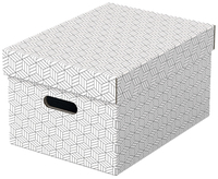 Esselte 628282 scatola di conservazione Armadietto portaoggetti Rettangolare Cartoncino Bianco