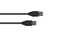 Alcasa 2831-AA010S USB-kabel USB 3.2 Gen 2 (3.1 Gen 2) 1 m USB A Zwart