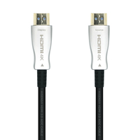 AISENS Cable HDMI V2.0 AOC Premium Alta Velocidad / HEC 4k@60Hz 18Gbps, A/M-A/M, Negro, 20m