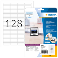 HERMA 5071 etiqueta autoadhesiva Rectángulo redondeado Permanente Blanco 3200 pieza(s)