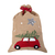 ARTEBENE XL-Geschenksack Weihnachten Jute Auto