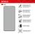 Displex Privacy Panzerglas (10H) für Samsung Galaxy S22/S23, Eco-Montagerahmen, Privacy Filter