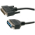 ICIDU Parallel Printer Cable, Black, 1,8m kabel szeregowy Czarny