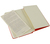 Moleskine MM710R jegyzettömb és jegyzetfüzet 192 lapok Vörös