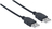 Manhattan USB-A to USB-A Cable, 0.5m, Male to Male, 480 Mbps (USB 2.0), Hi-Speed USB, Black, Lifetime Warranty, Polybag