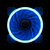 Cooltek Silent Fan 120 RGB Boitier PC Ventilateur 12 cm Noir, Blanc