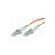 Cablenet 0.5m OM3 50/125 LC-LC Duplex Orange LSOH Fibre Patch Lead