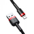 Baseus CALKLF-C19 cable de conector Lightning 2 m Negro, Rojo