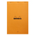 Rhodia 19000C bloc-notes A4+ 80 feuilles Orange