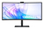Samsung ViewFinity S6 S65VC számítógép monitor 86,4 cm (34") 3440 x 1440 pixelek UltraWide Quad HD LCD Fekete