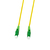LogiLink FPSLC02 cavo a fibre ottiche 2 m LC OS2 Verde, Giallo