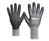 Cimco 141225 beschermende handschoen Werkplaatshandschoenen Zwart, Grijs