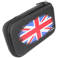 Darttasche, Dartcase EVA, Motiv United Kingdom, Dartbag für 6 Darts