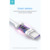 DEVIA USB - USB TYPE-C TÖLTŐ- ÉS ADATKÁBEL 1,5 M-ES VEZETÉKKEL - SHARK SUPERCHARGE USB TYPE-C - 5A - WHITE