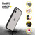 OtterBox React - Funda Protección mejorada para iPhone 12 mini - Negro Crystal - clear/Negro - Funda