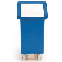 65 Litre Mobile Ingredients Trolley - Clear (R204A) - Blue